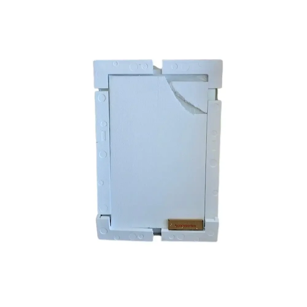 LOAAO 24X36 Inch Brushed Nickel Bathroom Mirror, Rounded Rectangle Silver Metal